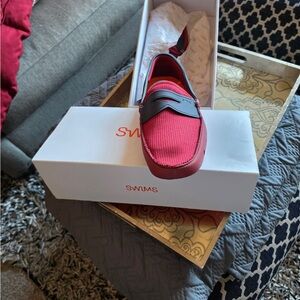 Swims Men's Red Loafers